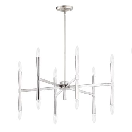 Maxim Lighting Rome 12-Light Chandelier 24626SN
